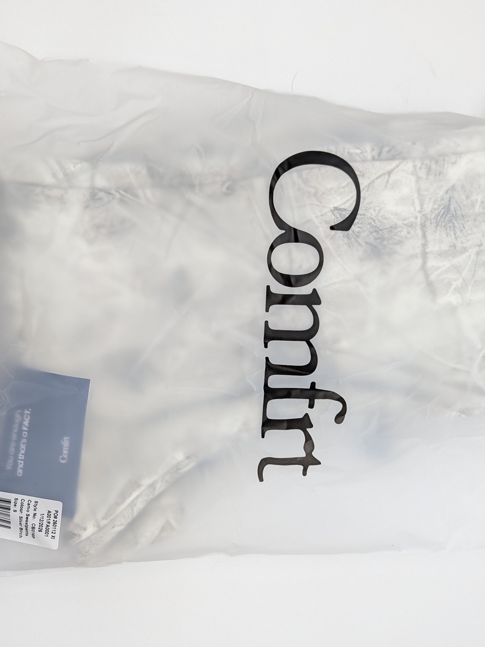 NEW Comfrt Camo Silver Birch Sweatpants Small - Picture 3 of 4
